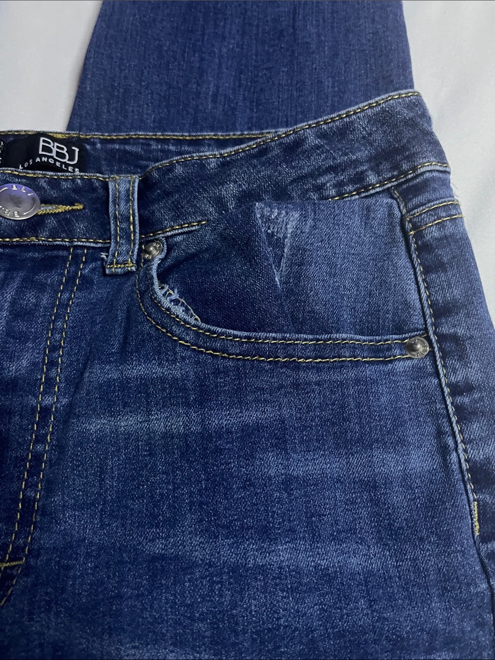 BBJ Los Angeles Distressed Skinny Jeans - Picture 8 of 14